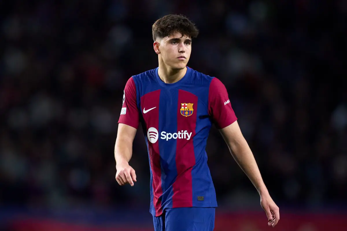 Pau Cubarsi has been coming along FC Barcelona's ranks . (Photo by Alex Caparros/Getty Images) (Photo by Alex Caparros/Getty Images)