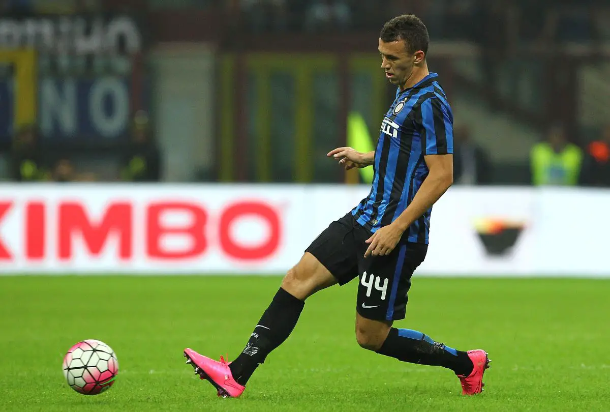 Ivan Perisic made his debut in the Milan Derby