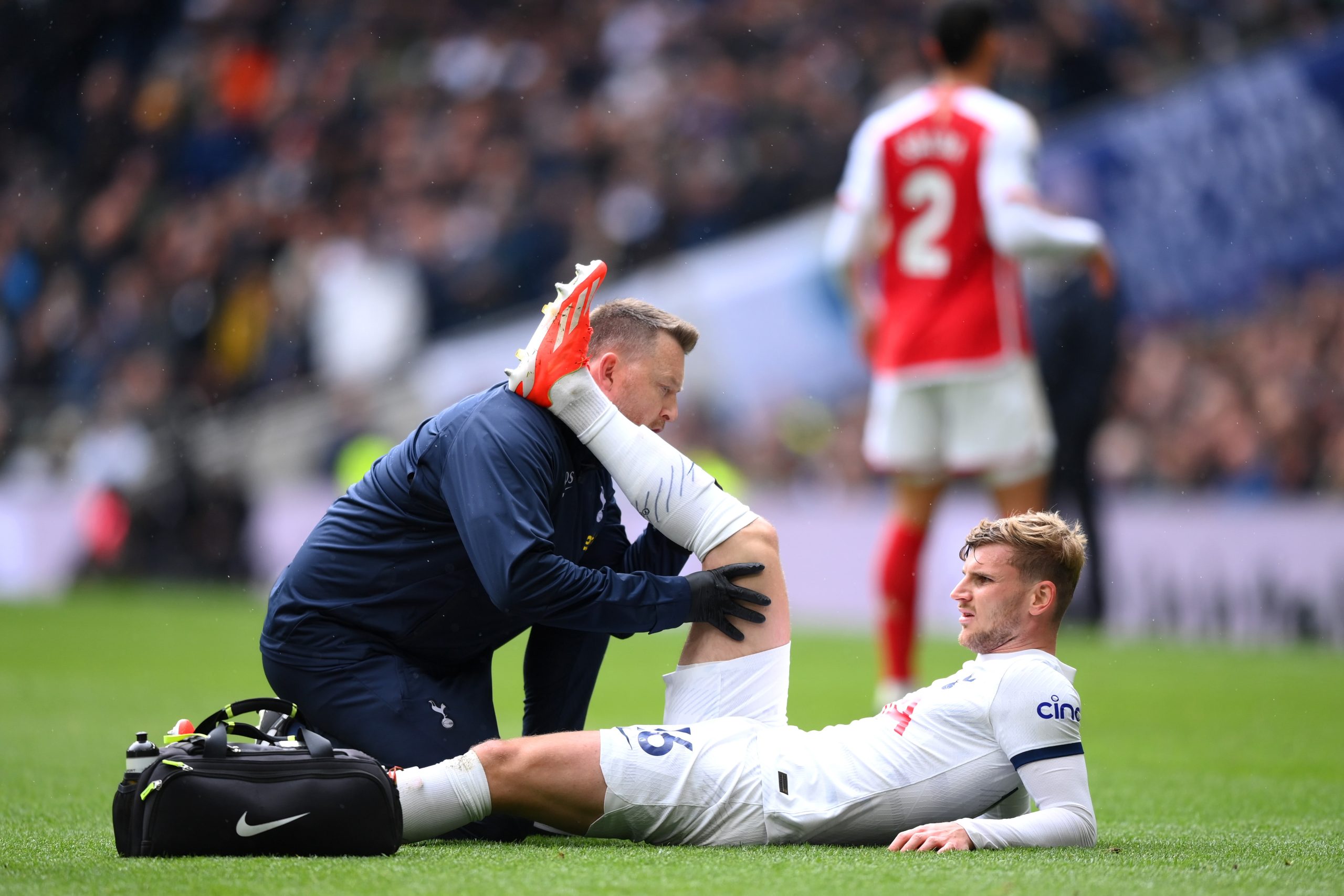 Blow for Tottenham as Timo Werner undergoes scans after picking up injury against Arsenal