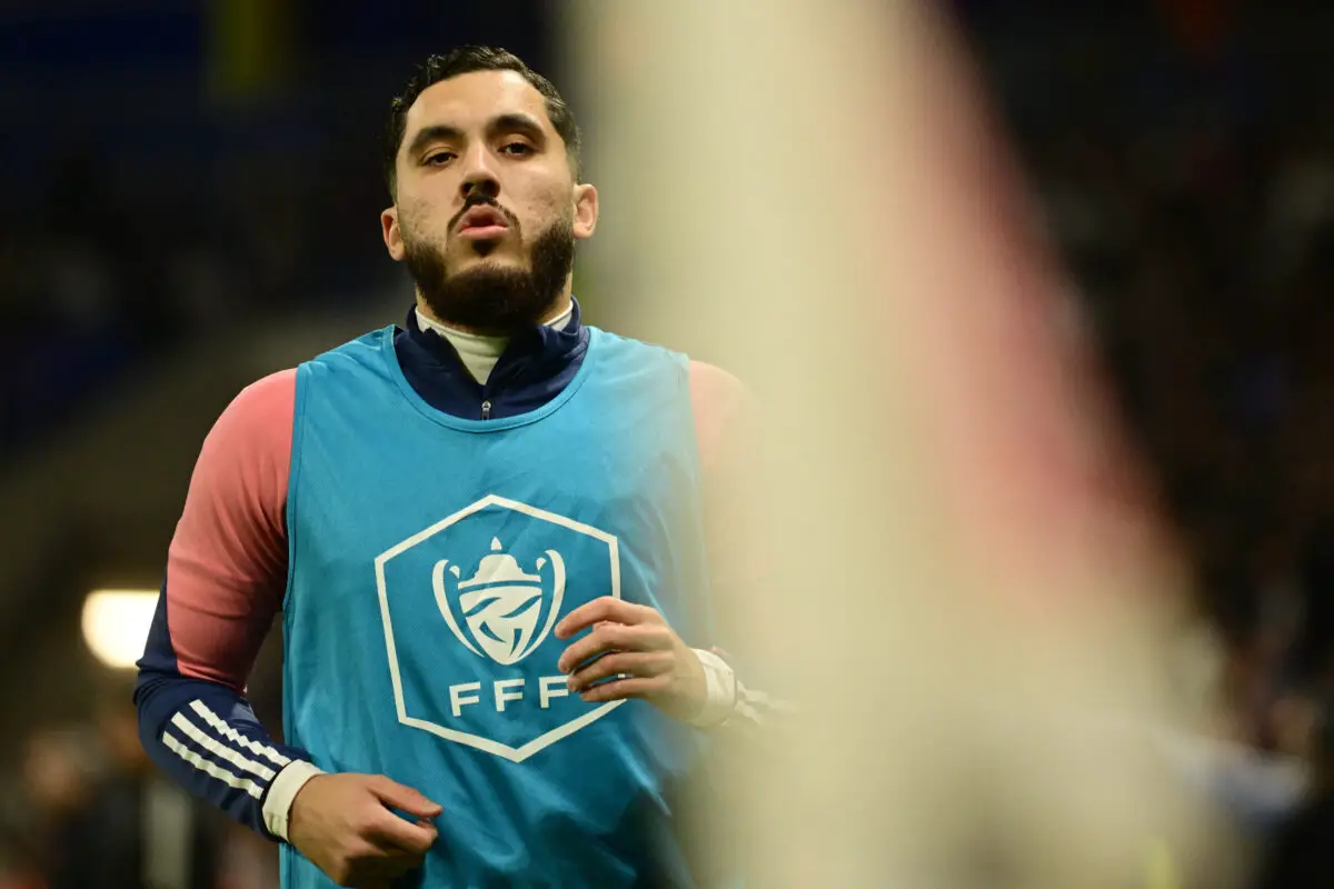 PSG & Spurs eye expiring contract of Lyon's Rayan Cherki. (Photo by Olivier CHASSIGNOLE / AFP) (Photo by OLIVIER CHASSIGNOLE/AFP via Getty Images)