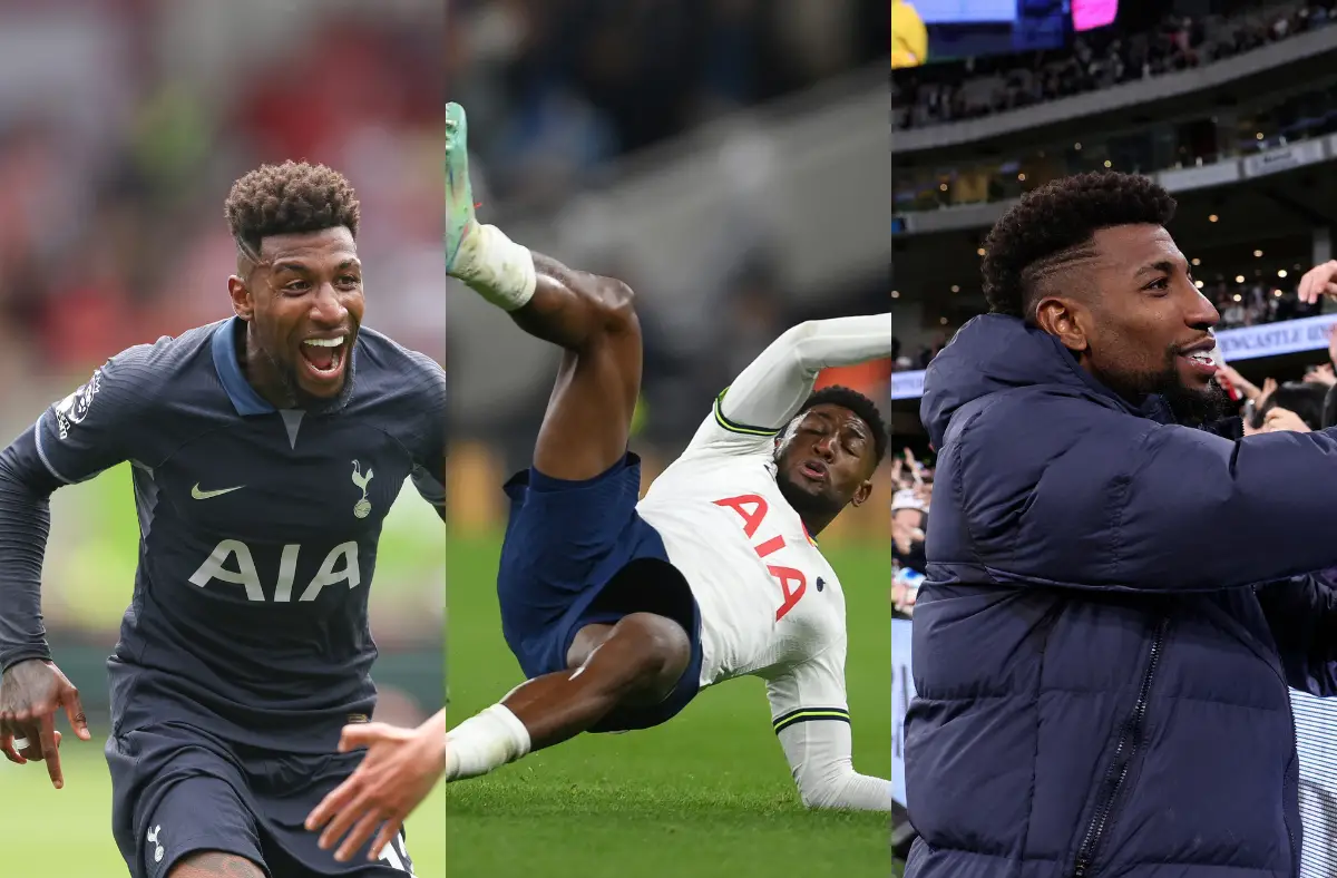 Emerson for Spurs in 2023/24 across all competitions: 24 games, 1 goal.