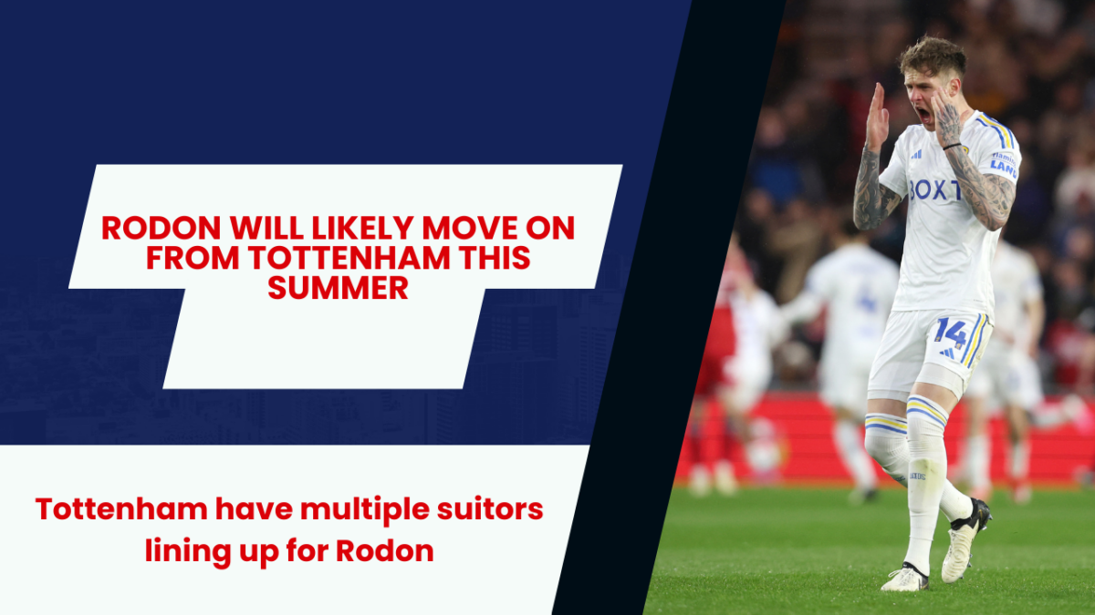 Rodon has struggled to find his form at Tottenham.