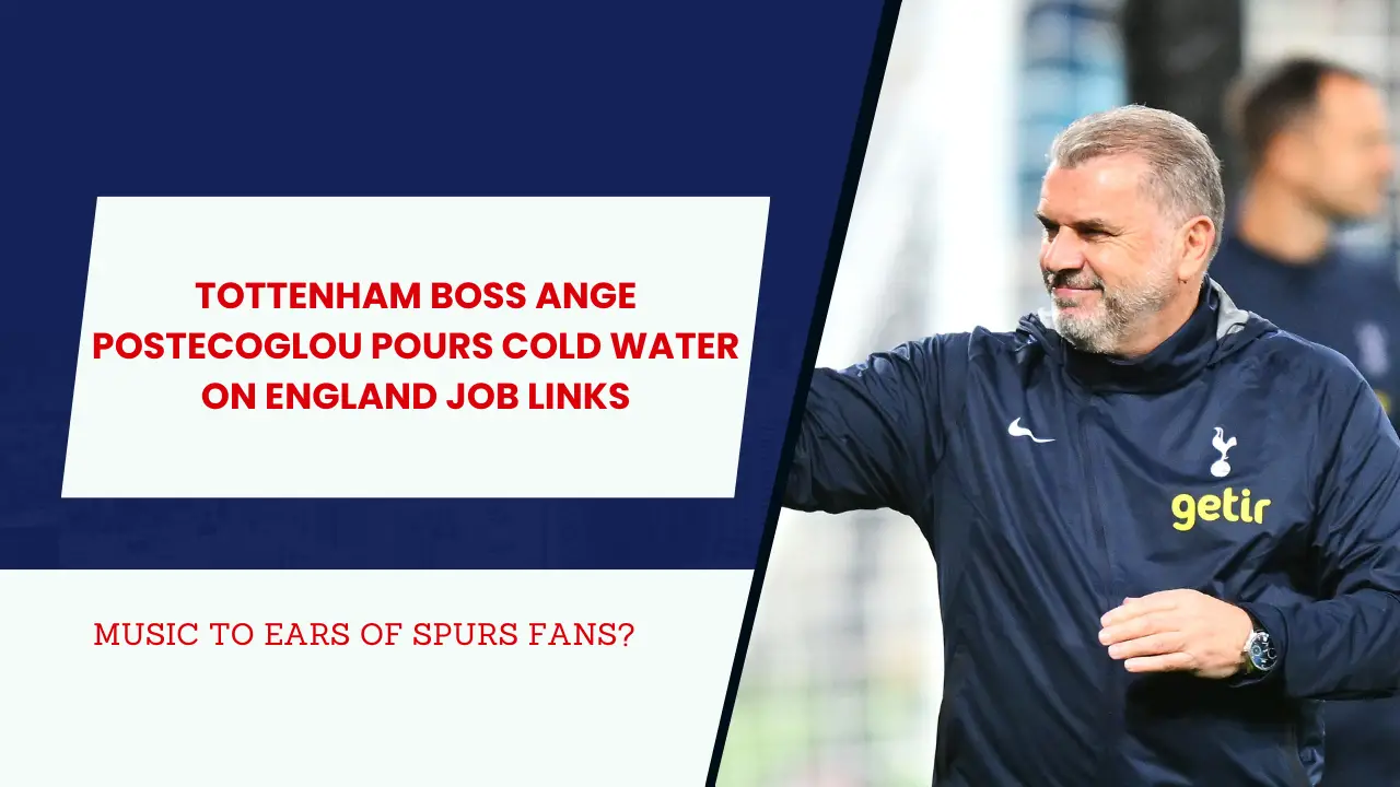 "I'm at the start" - Tottenham boss Ange Postecoglou reveals if he would be interested in replacing Gareth Southgate as England's manager