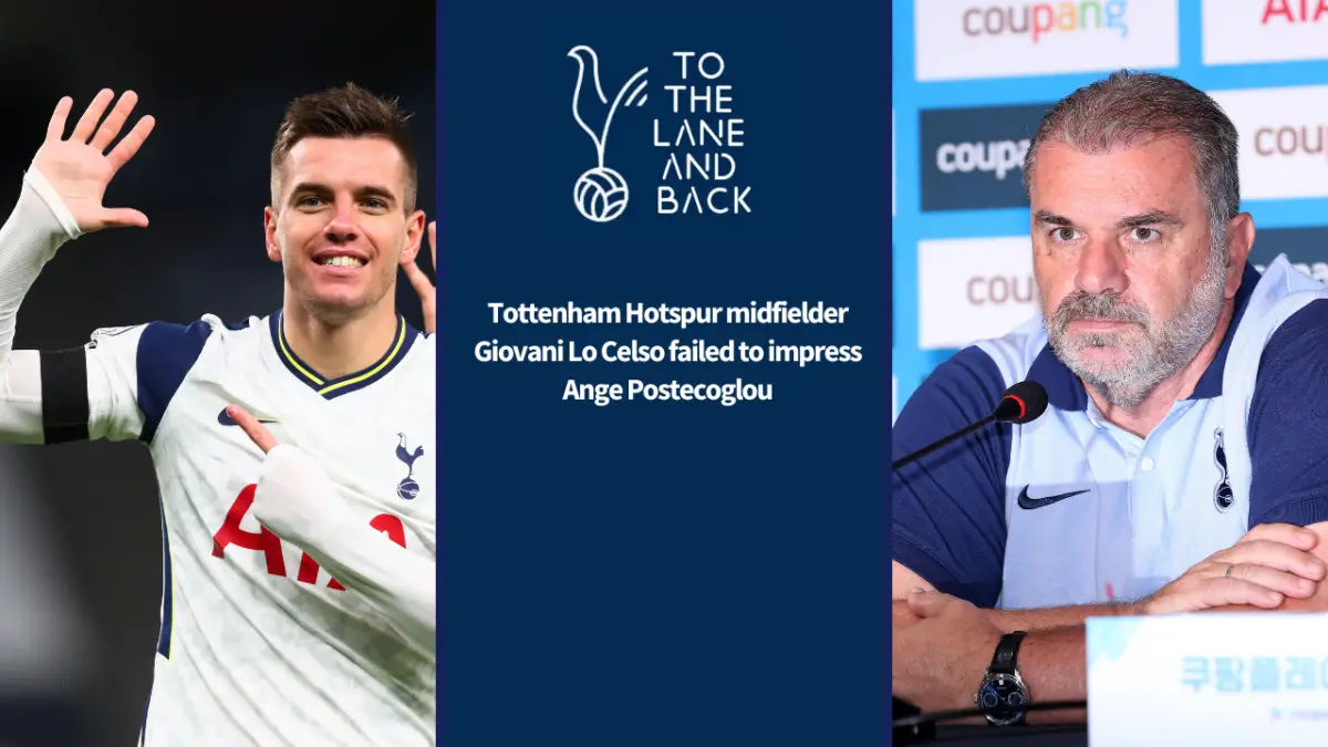 Giovani Lo Celso and Ange Postecoglou