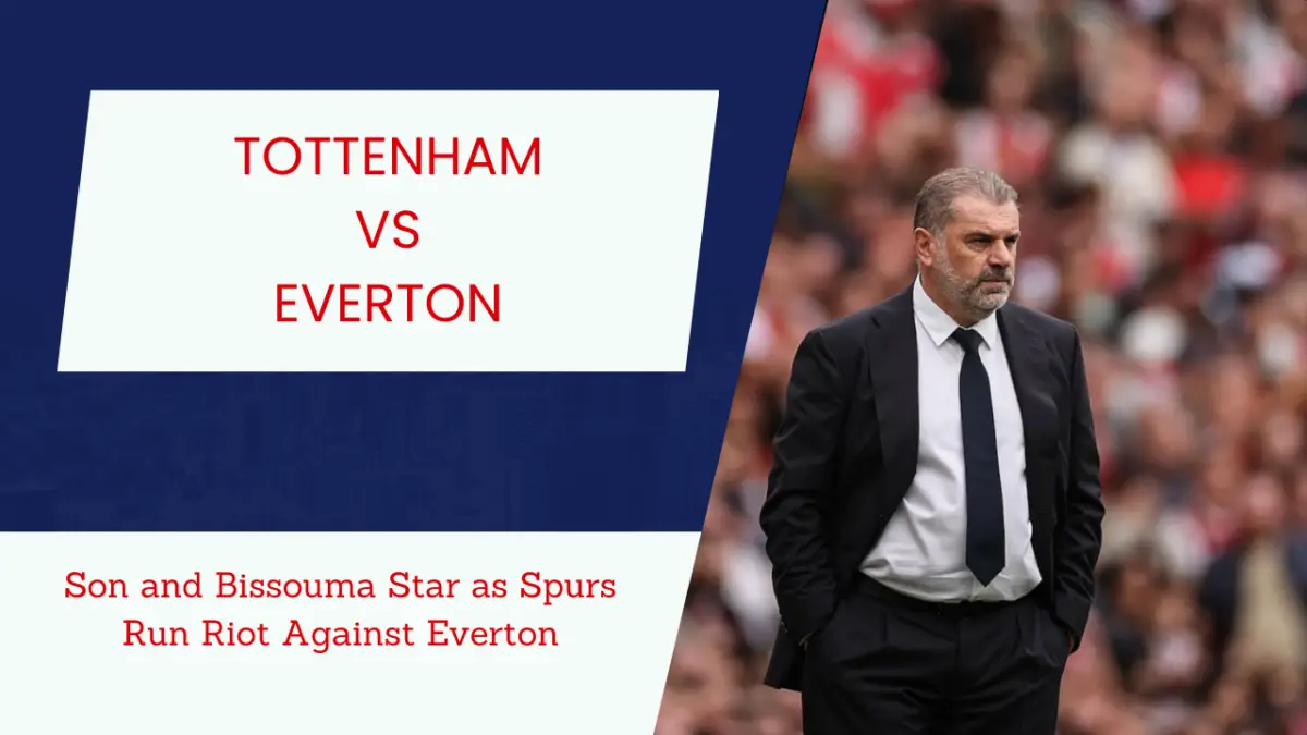 Tottenham have a field day against Everton as they win 4-0 at Tottenham Hotspur Stadium