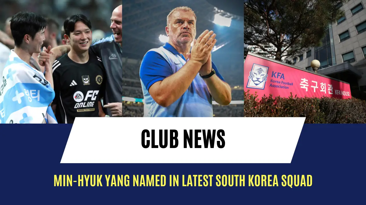 Min-hyuk Yang named in latest South Korea squad