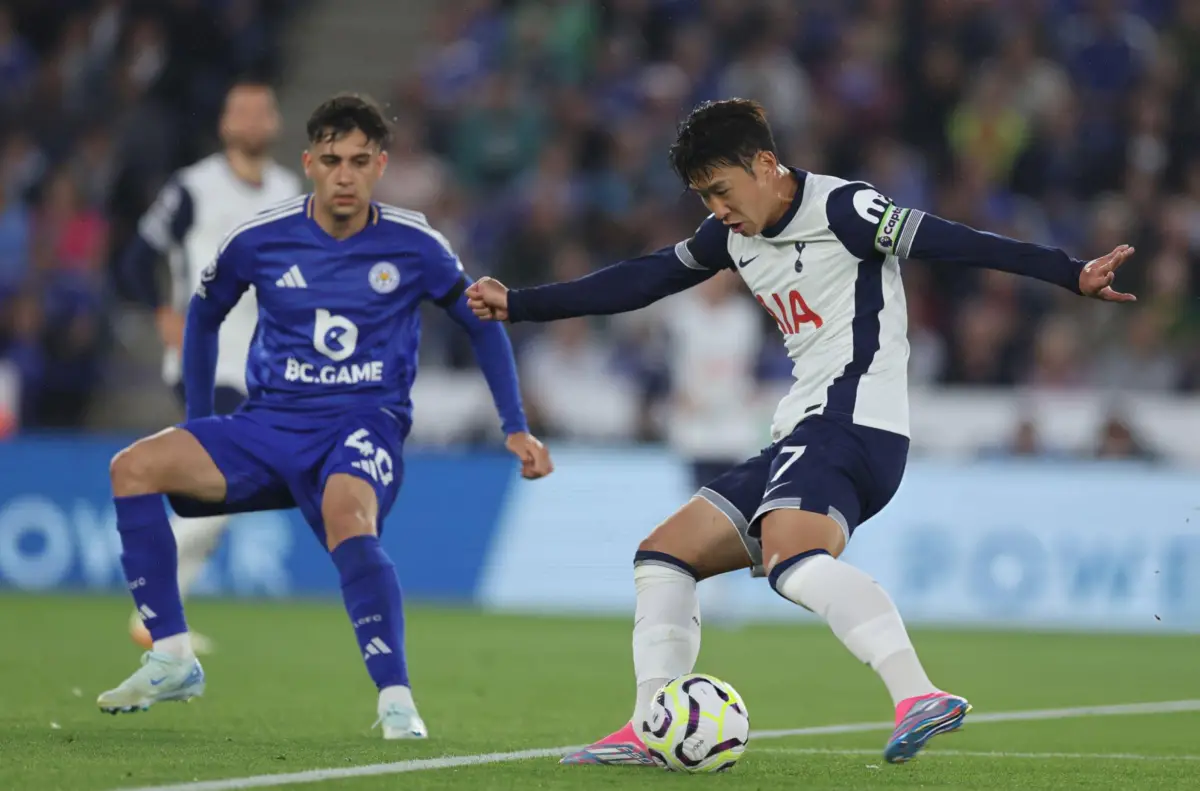 Spurs skipper Son Heung-min uncharacteristically fluffed quite a few good chances. Tottenham Hotspur.