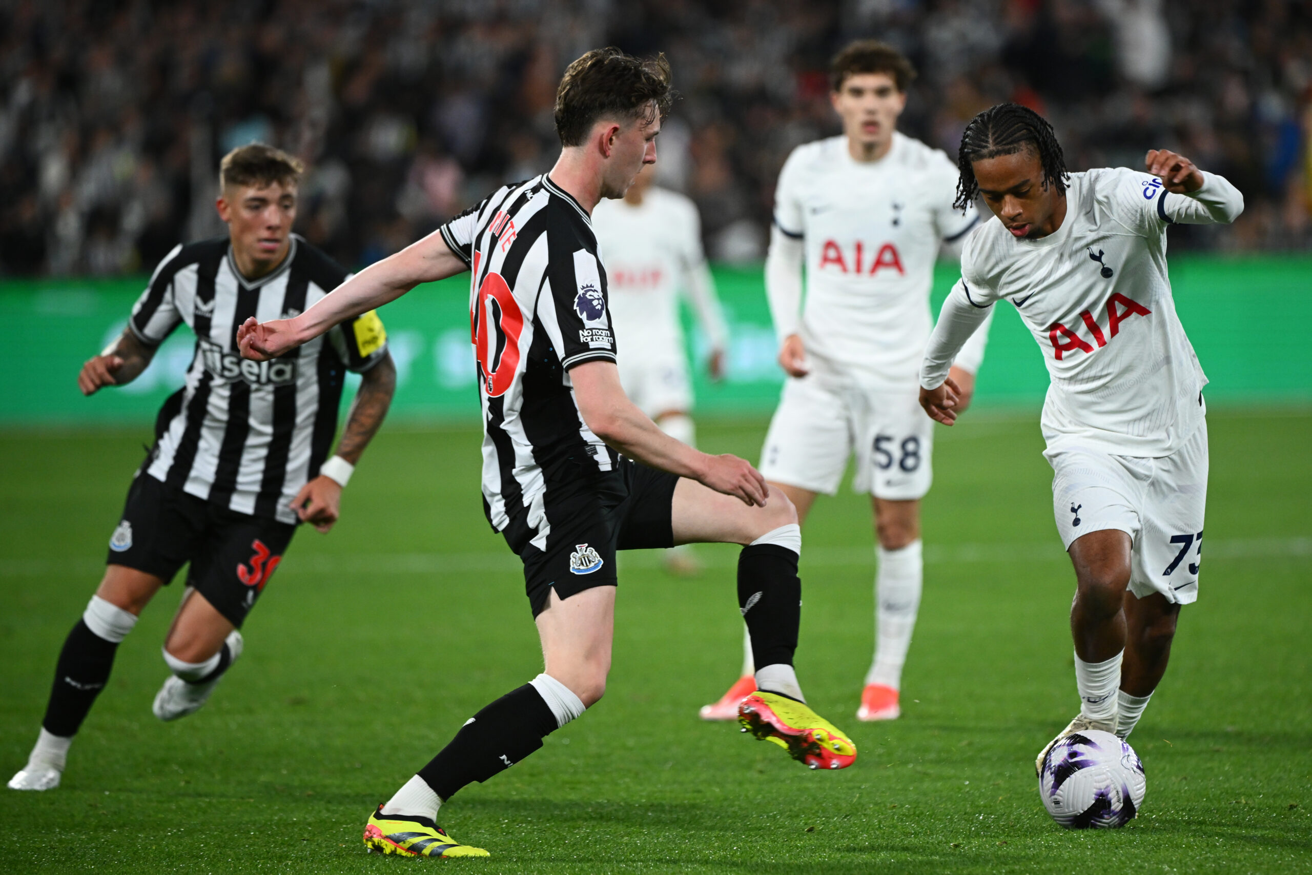 Tyrese Hall is one of Tottenham's hottest academy prospects. (Photo by Vince Caligiuri/Getty Images)