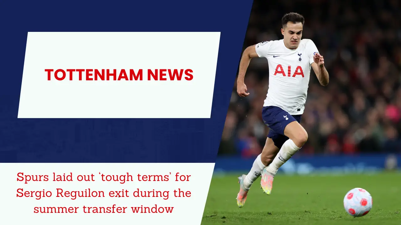 Spurs laid out ‘tough terms’ for Sergio Reguilon exit during the summer transfer window