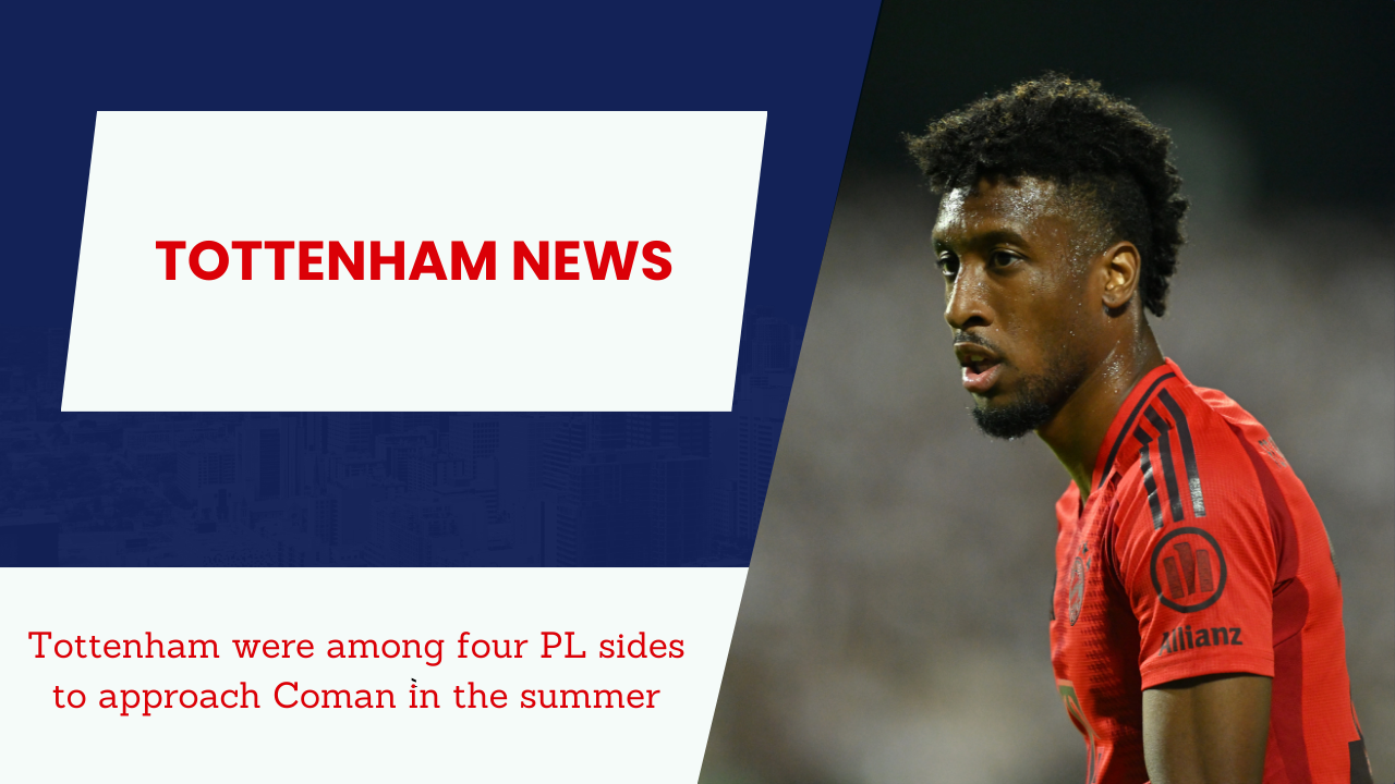 Tottenham held talks with Kingsley Coman's agent.