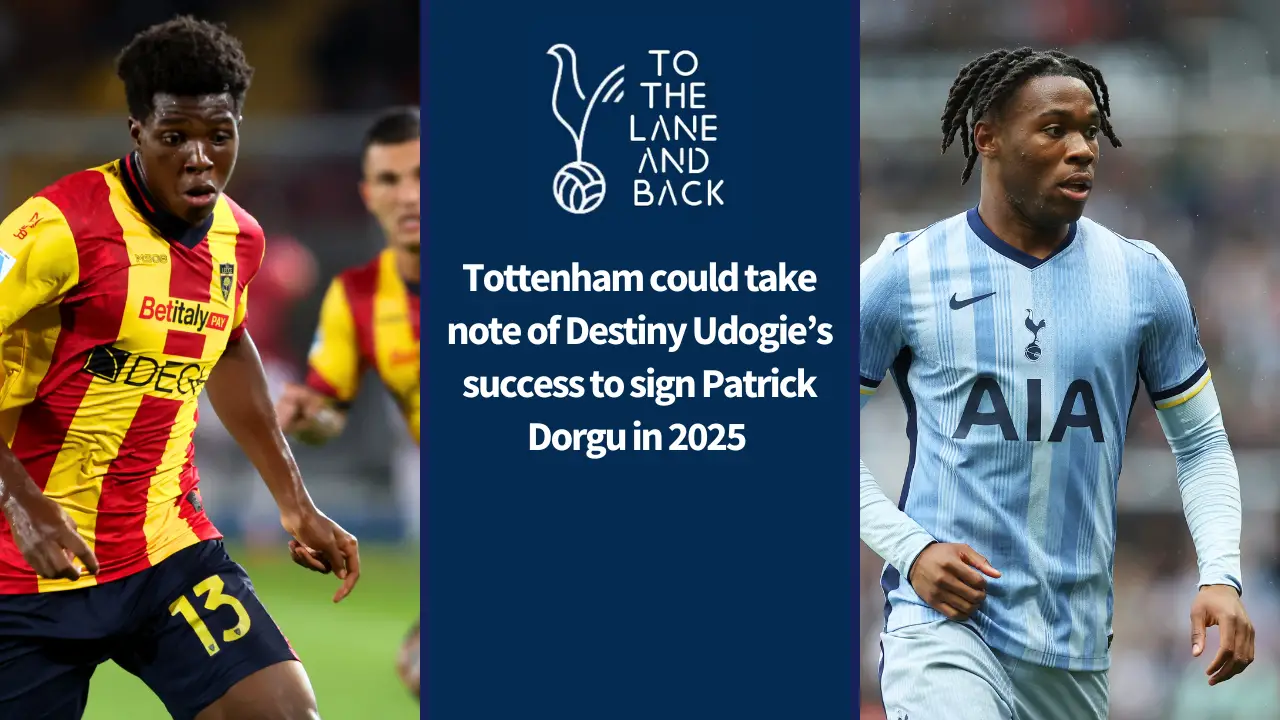 Tottenham could take note of Destiny Udogie’s success to sign Patrick Dorgu in 2025