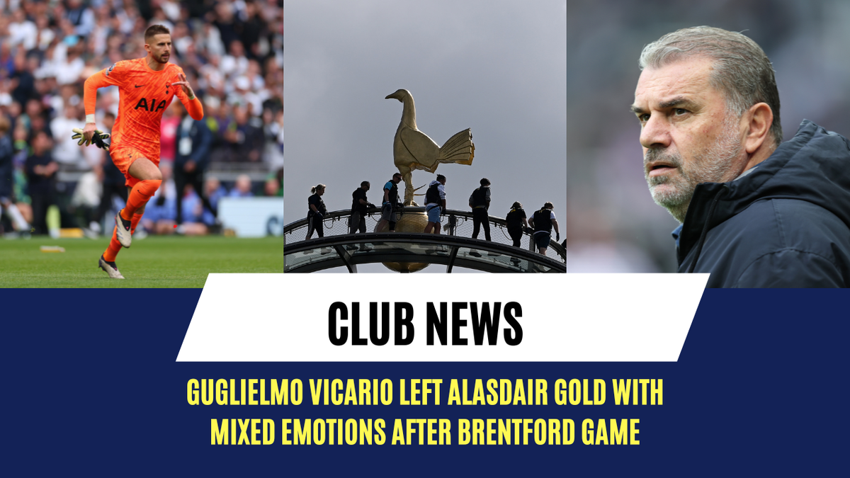 Guglielmo Vicario left Alasdair Gold with mixed emotions after Brentford game