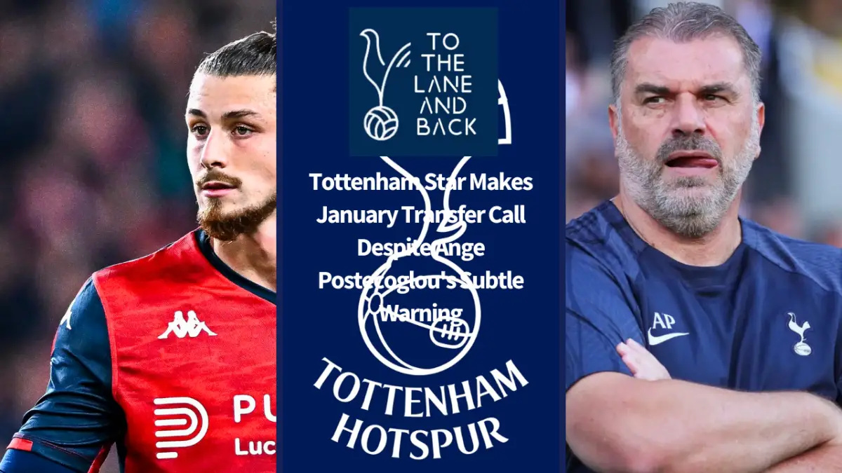 Tottenham star makes January transfer call despite Ange Postecoglou's Subtle Warning.