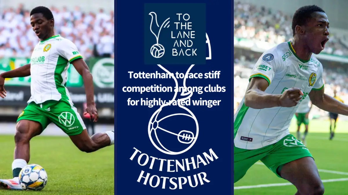 Tottenham face stiff competition for the signature of rising African star