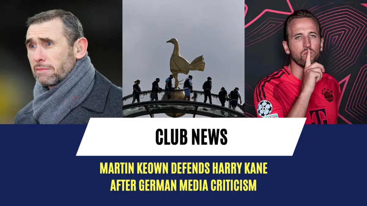 Martin Keown defends Harry Kane after German media criticism