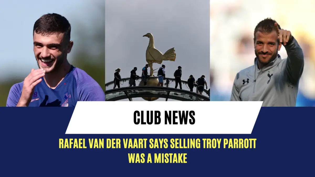 Rafael van der Vaart says selling Troy Parrott was a mistake