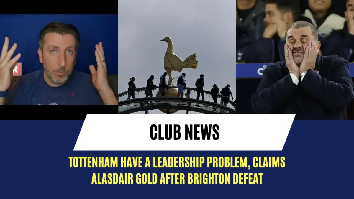 Tottenham have a leadership problem, claims Alasdair Gold after Brighton defeat