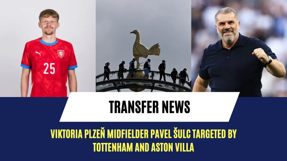 Viktoria Plzeň midfielder Pavel Šulc targeted by Tottenham and Aston Villa