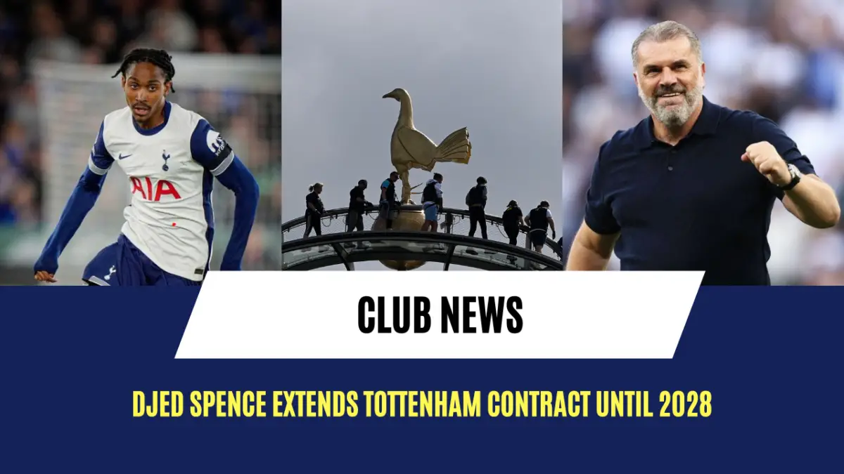 Djed Spence extends Tottenham contract until 2028