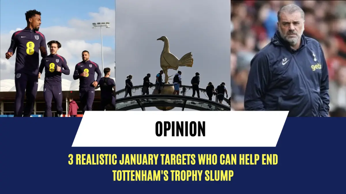 3 realistic January targets who can help end Tottenham's trophy slump