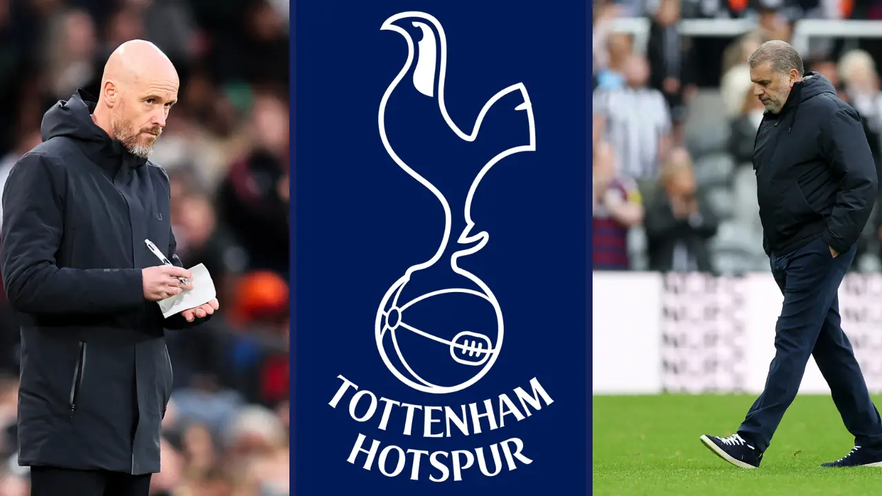 Tottenham eyeing Erik ten Hag as a potential successor for Ange Postecoglou