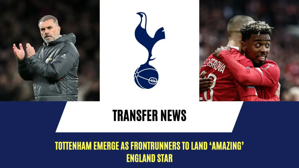 Tottenham Hotspur lead the race to secure Angel Gomes next summer.