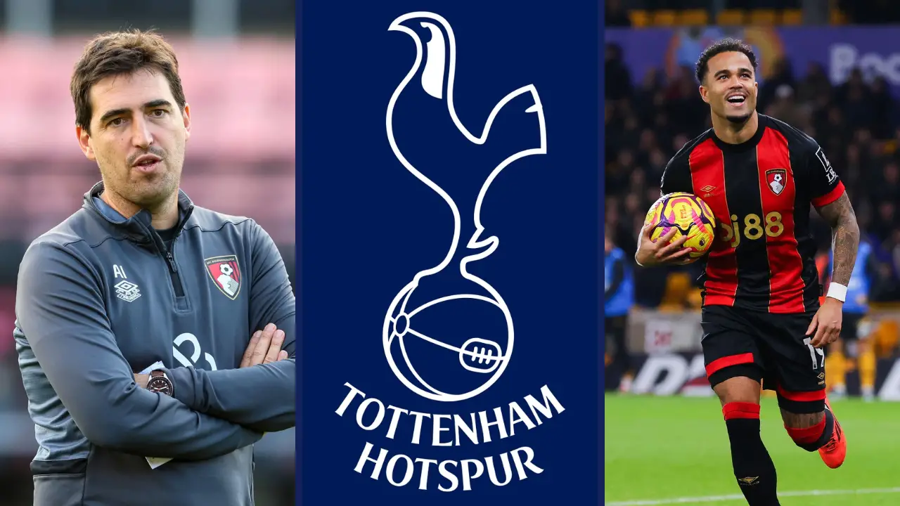 Bryan King thinks Andoni Iraola will bring Justin Kluivert to Tottenham if hired