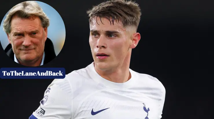 Glenn Hoddle outlines key weakness in Tottenham star Micky van de Ven's defence.
