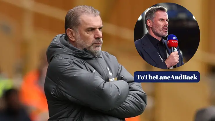Jamie Carragher believes Europa League exit will be final nail for Ange Postecoglou at Tottenham Hotspur.