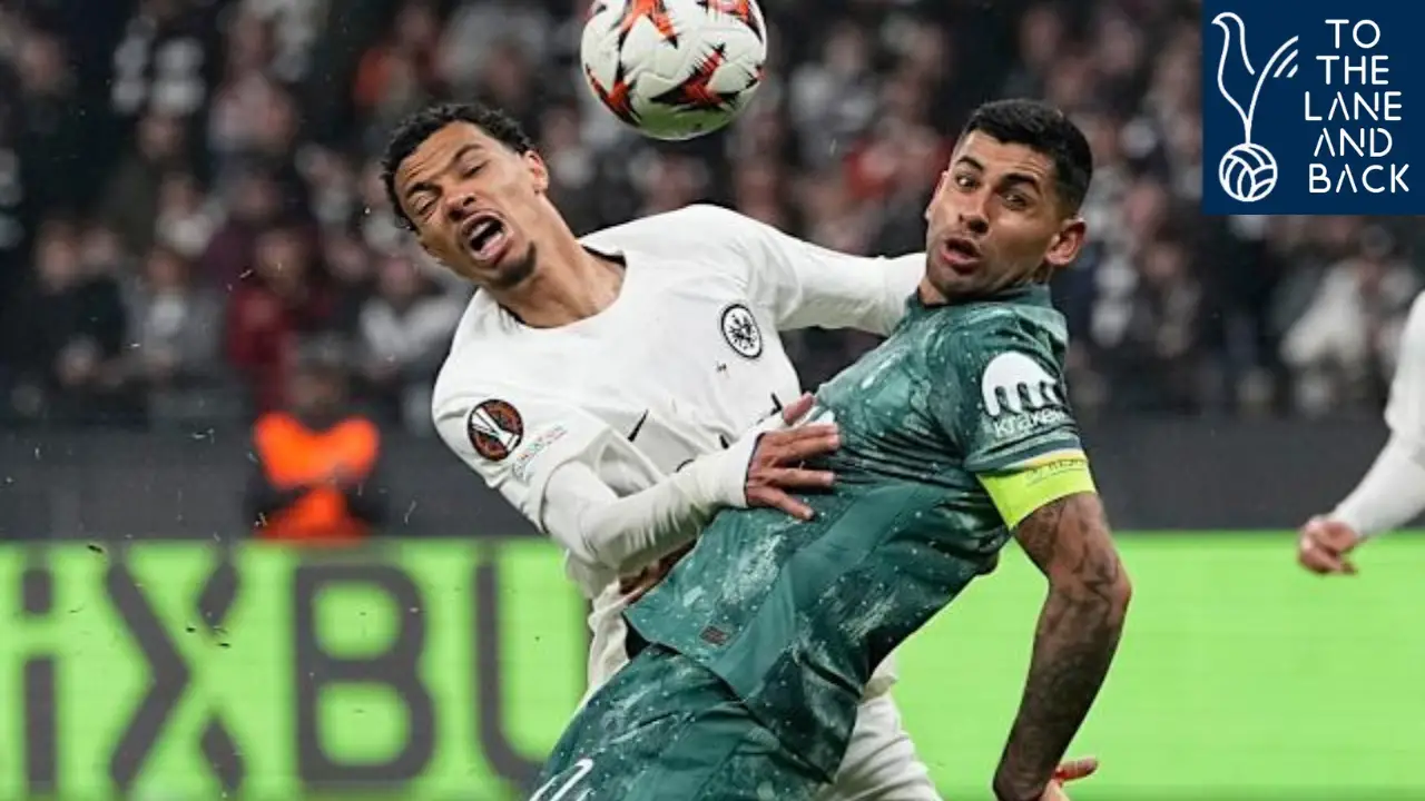 Cristian Romero produced a defensive masterclass to help Tottenham over Frankfurt in the second leg of the Europa League quarter-finals