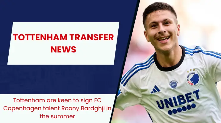 FC Copenhagen star Roony Bardghji is linked with a move to Tottenham Hotspur.