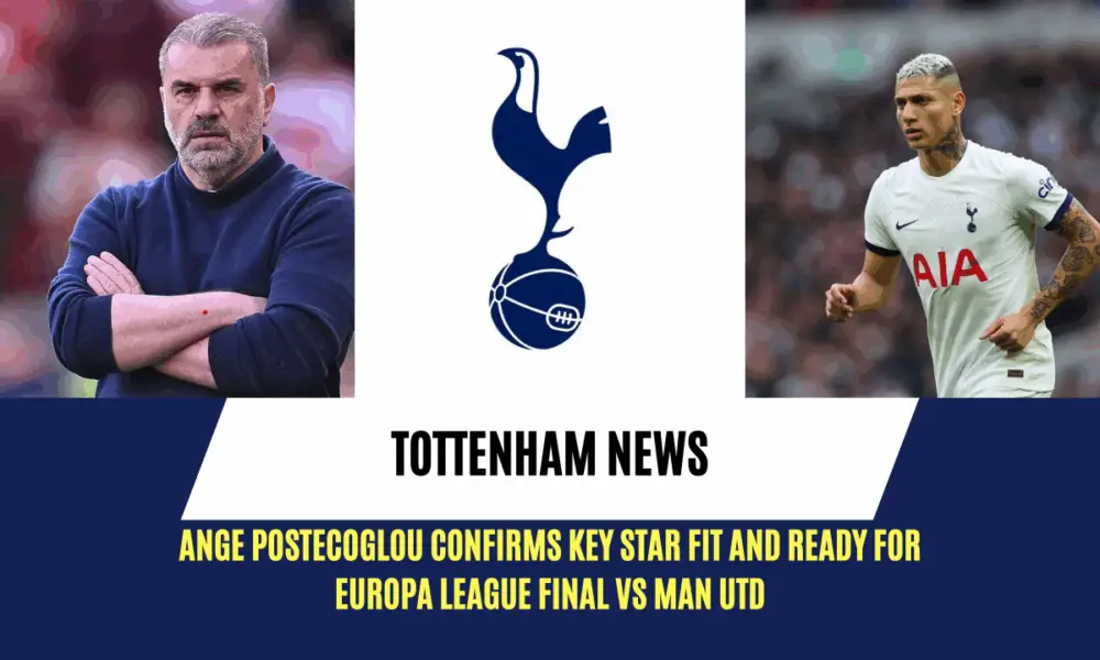 Ange Postecoglou confirms key star is fit and ready for Europa League final vs Manchester United.
