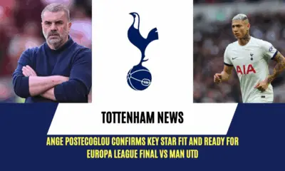 Ange Postecoglou confirms key star is fit and ready for Europa League final vs Manchester United.