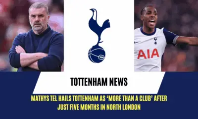 Mathys Tel appears to be at home at Tottenham Hotspur as he plans to gun for glory.