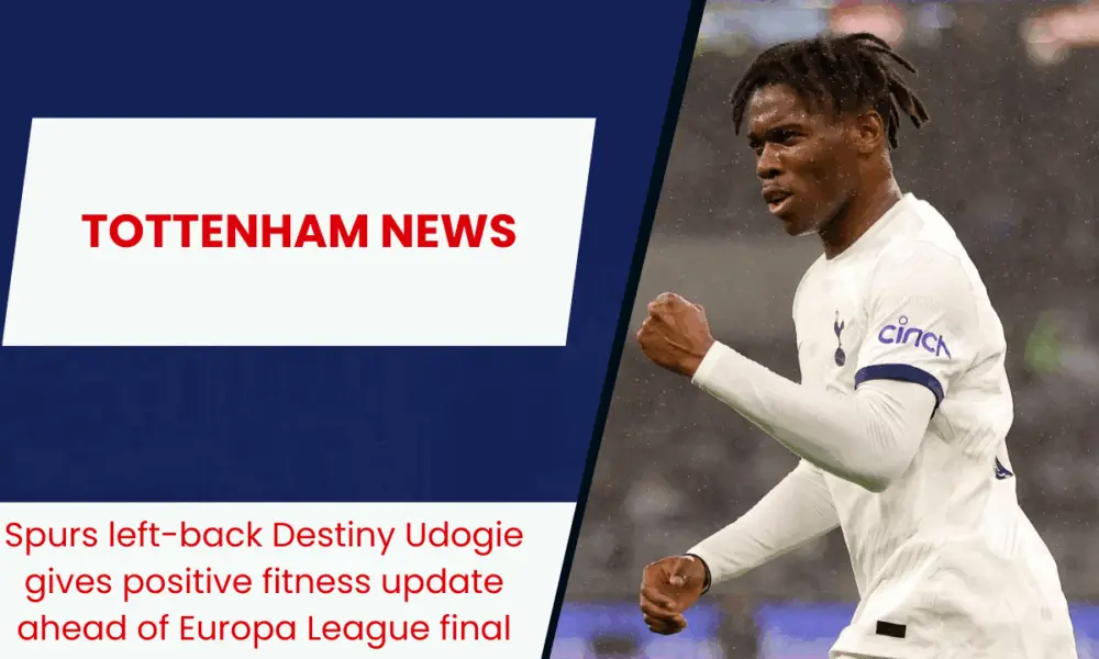 Tottenham star confirms 'best condition' as Manchester United await in the Europa League final. Tottenham star confirms 'best condition' as Manchester United await in the Europa League final.