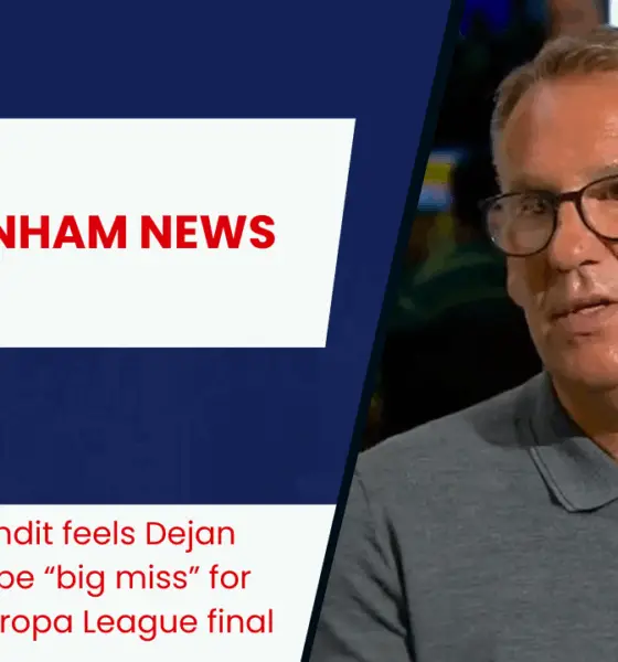 Sky Sports pundit feels Dejan Kulusevski will be “big miss” for Tottenham in Europa League final