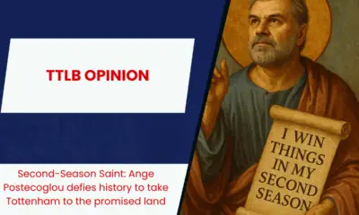 Second-Season Saint: Ange Postecoglou defies history to take Tottenham Hotspur to the promised land.