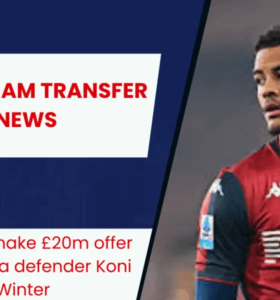 Tottenham have made their first proposal to sign Genoa defender Koni De Winter.