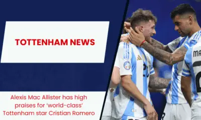 Liverpool star Alexis Mac Allister claims Tottenham Hotspur ace Cristian Romero is the best centre-back in the world.