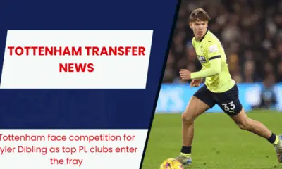 Tottenham face competition for Southampton's Tyler Dibling.