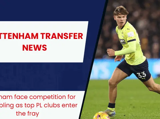 Tottenham face competition for Southampton's Tyler Dibling.