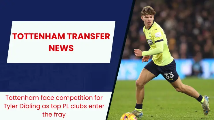 Tottenham face competition for Southampton's Tyler Dibling.