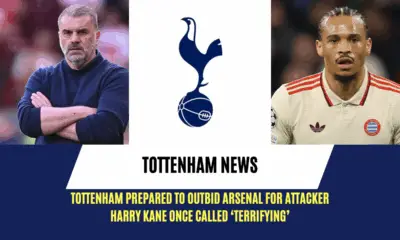 Tottenham willing to outbid Arsenal for Bayern Munich winger Leroy Sané.