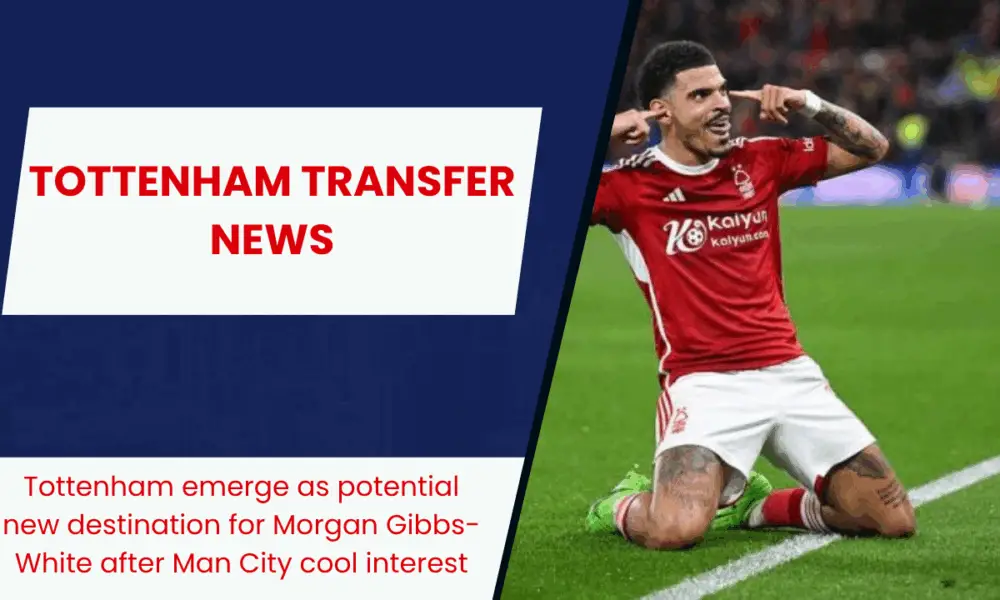 Tottenham emerge as potential new destination for Morgan Gibbs-White after Man City cool interest