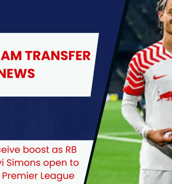 Tottenham receive boost as RB Leipzig star Xavi Simons open to moving to the Premier League