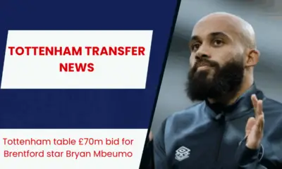 Tottenham table £70m bid for Brentford star Bryan Mbeumo