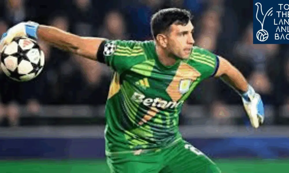Tottenham could enter the race for Aston Villa goalkeeper Emiliano Martinez
