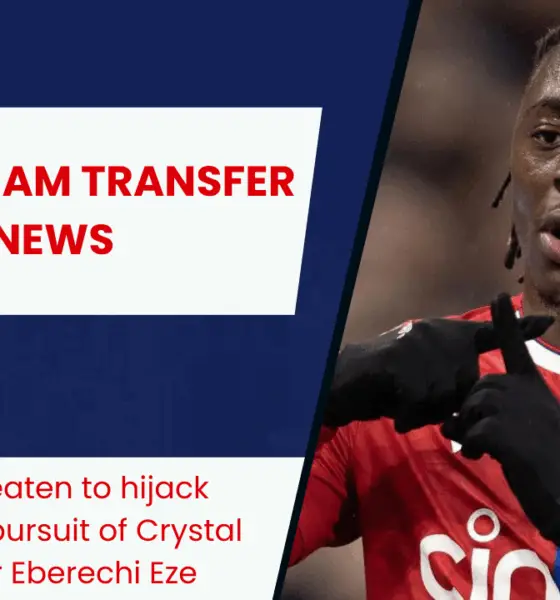 Arsenal threaten to hijack Tottenham’s pursuit of Crystal Palace star Eberechi Eze