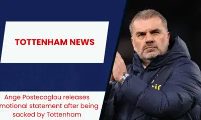 Ange Postecoglou releases emotional statement after being sacked by Tottenham