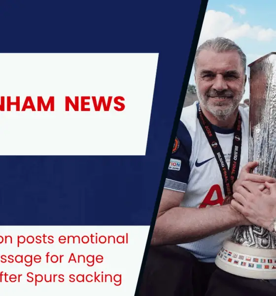 James Maddison posts emotional farewell message for Ange Postecoglou after Spurs sacking